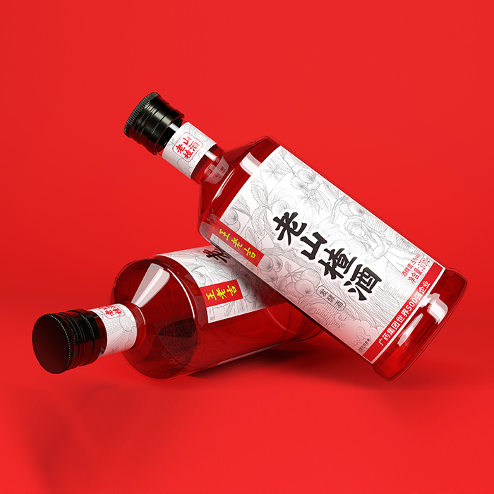 王老吉-老山楂酒標簽